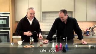 How to make a frappé coffee using an aerolatte milk frother [upl. by Tavi]