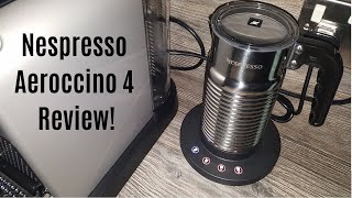 Nespresso Aeroccino 4 Milk Frother Review  Worth upgrading from the Aeroccino 3 [upl. by Hi]