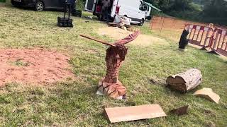 A fabulous range of wooden sculpture at Caerleon festival 2024 [upl. by Otero]