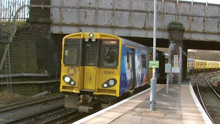 Half an Hour at 216  Birkenhead North Station 1022017  Class 507 508 terminus [upl. by Annaegroeg]