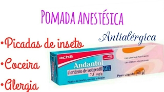 Resenha PomadaAndantol Gel [upl. by Sutsuj]