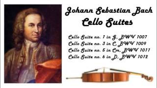 Johann Sebastian Bach  Cello suites in 432 Hz great for reading or studying [upl. by Arammat]