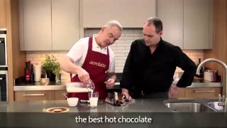 How to make a hot chocolate using an aerolatte milk frother [upl. by Reffineg]